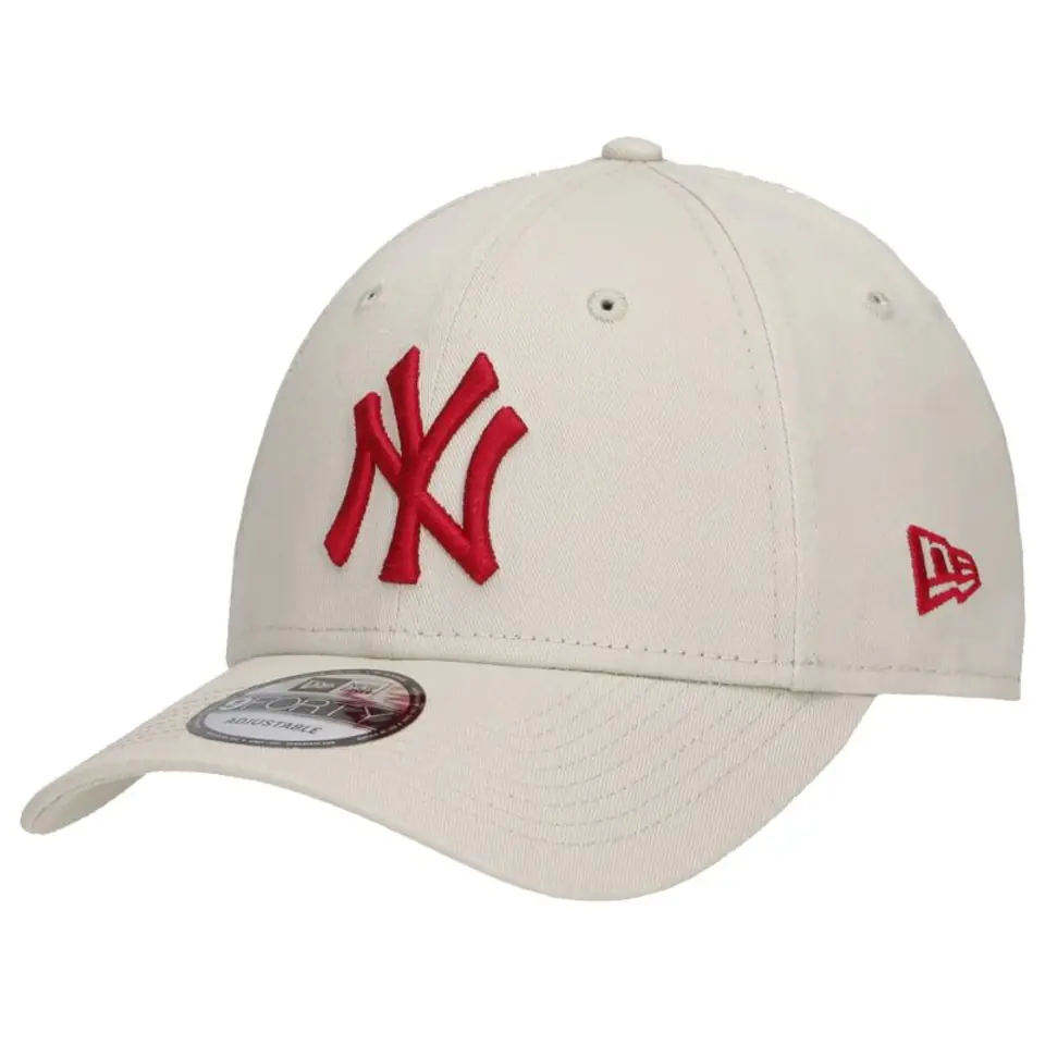 ⁨Czapka New Era 9FORTY STN New York Yankees MLB Cap 60240 (kolor Beżowy/Kremowy, rozmiar OSFM)⁩ w sklepie Wasserman.eu