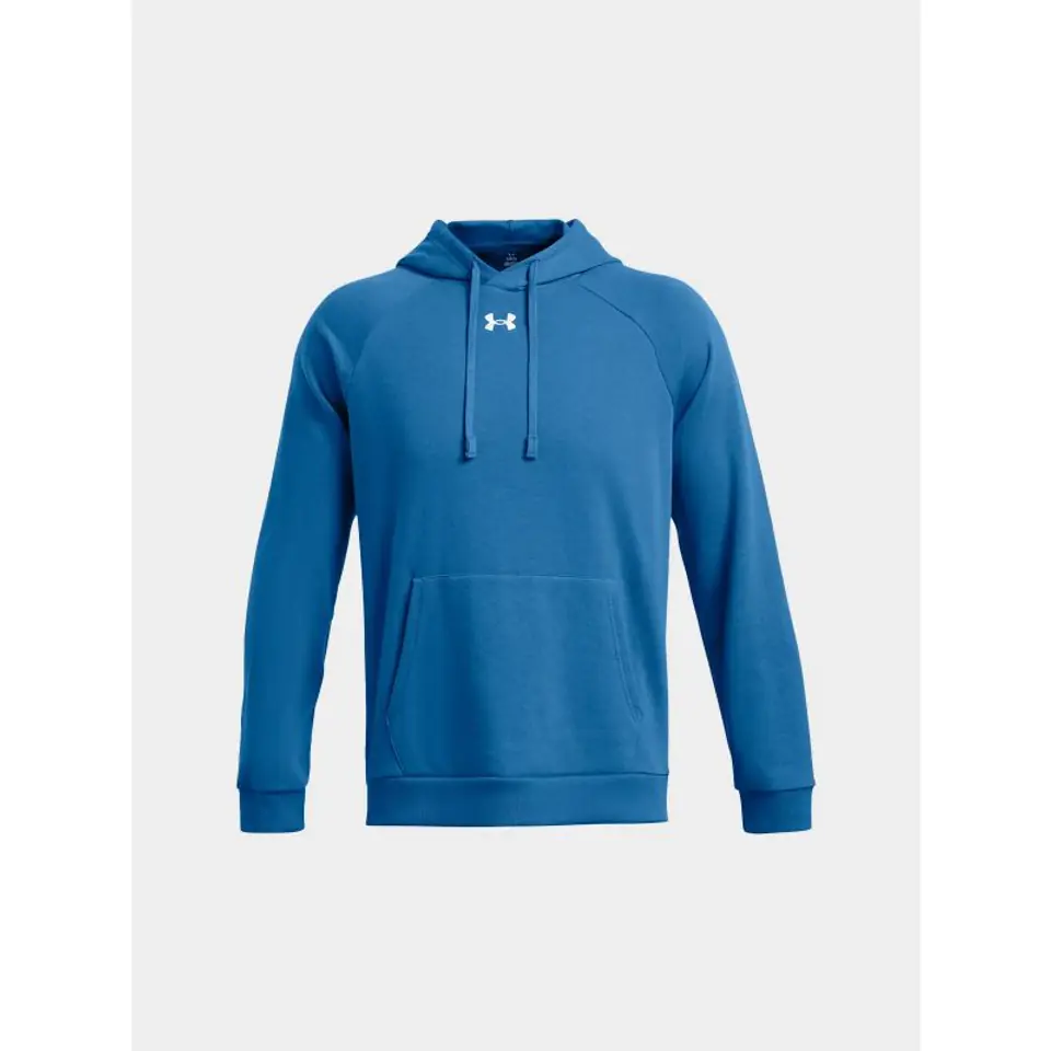 ⁨Bluza męska Under Armour Rival Fleece Hoodie niebieska 1379757 406 L⁩ at Wasserman.eu