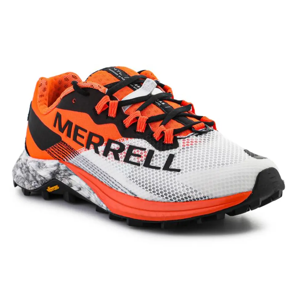 ⁨Buty do biegania Merrell MTL Long Sky 2 (kolor Biały. Pomarańczowy, rozmiar EU 38.5)⁩ w sklepie Wasserman.eu