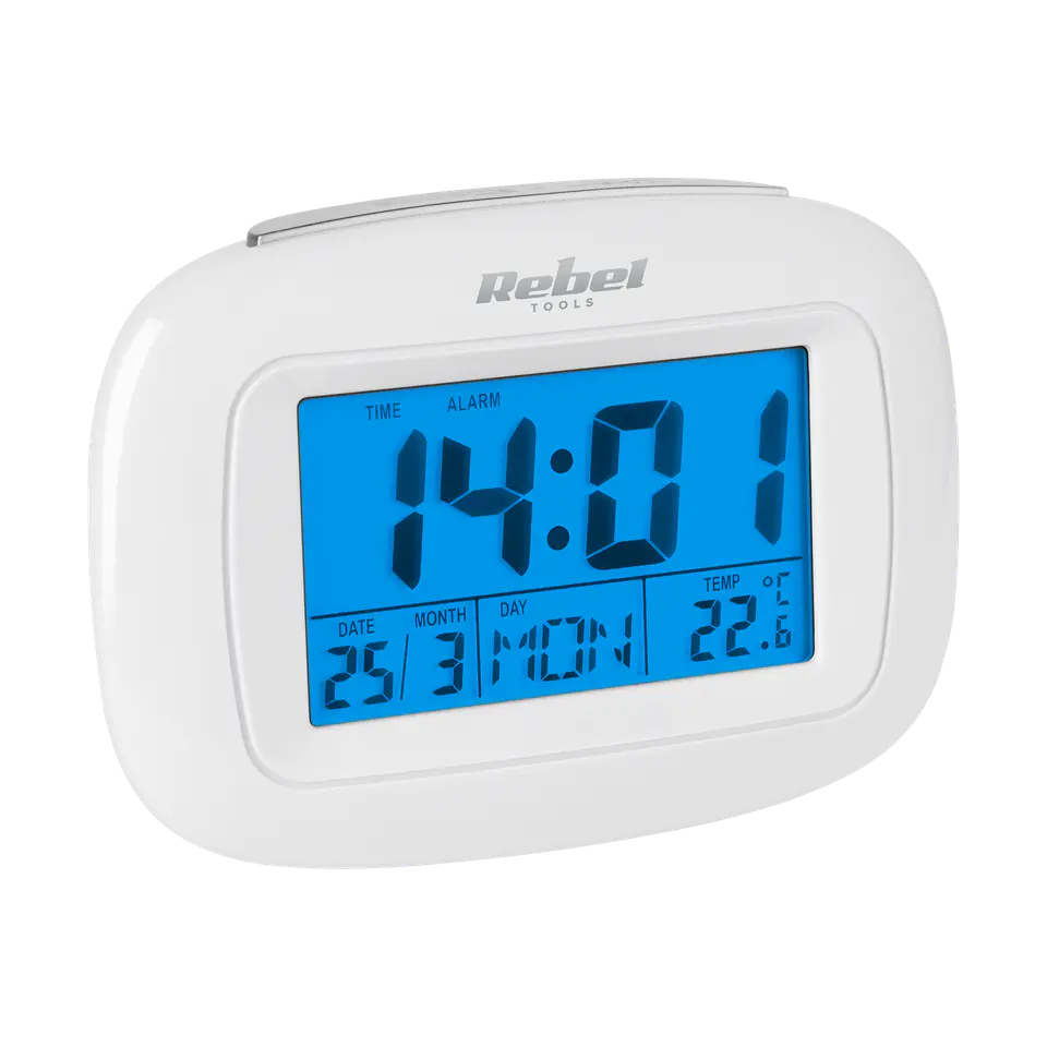⁨Zegar wielofunkcyjny (czas, data, budzik, temperatura, dni tygodnia)⁩ w sklepie Wasserman.eu