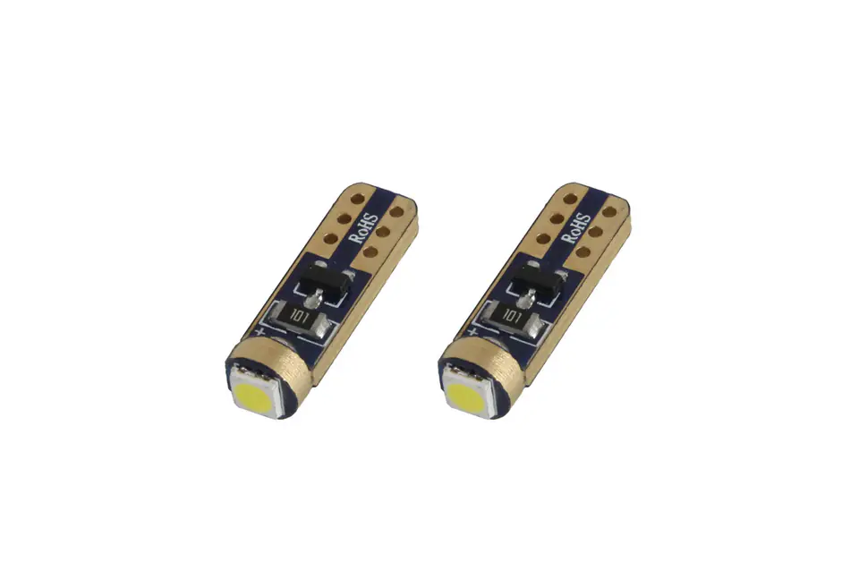 ⁨01094 Led Bulbs Standard T5 1xSMD 3030 12V High Power 2pcs⁩ at Wasserman.eu