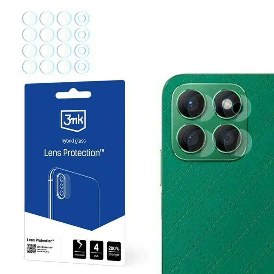 ⁨3MK Lens Protect Honor X8B Ochronana obiektyw aparatu 4szt⁩ w sklepie Wasserman.eu