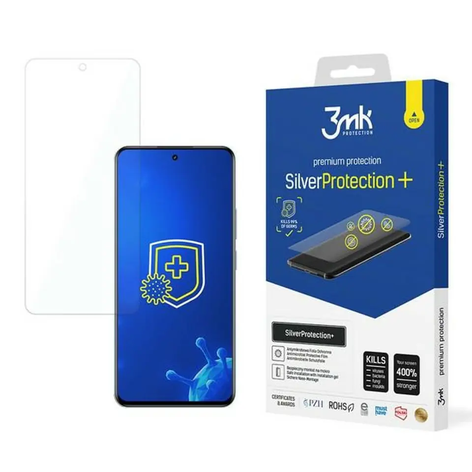 ⁨3MK SilverProtect+ Realme 12+ 5G FoliaAntymikrobowa montowana na mokro⁩ w sklepie Wasserman.eu