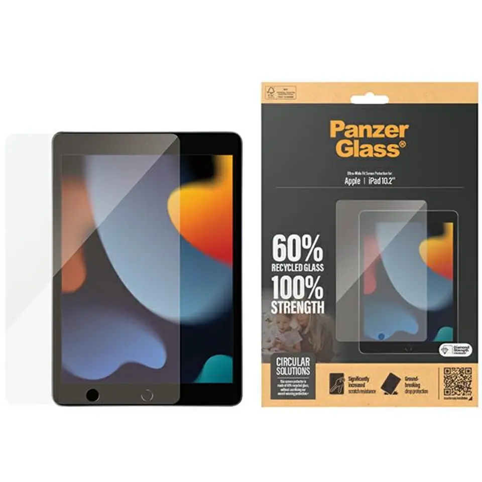 ⁨PanzerGlass Ultra-Wide Fit Apple iPad 10.2" Screen Protection 2841⁩ w sklepie Wasserman.eu