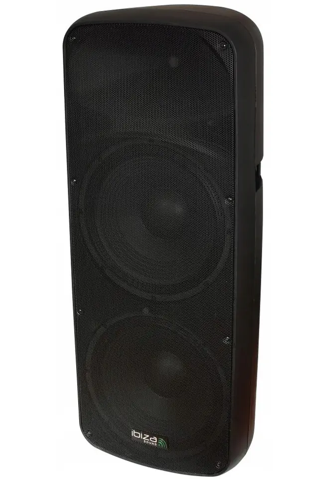 ⁨Aktywny głośnik PA Ibiza DB215A-BT 2 x 38cm 800W⁩ w sklepie Wasserman.eu