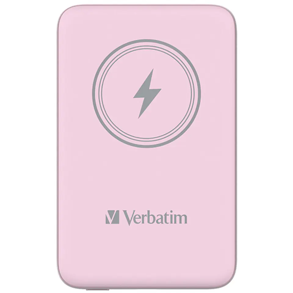 ⁨Verbatim ChargeÂ´nÂ´Go Magnetic Wireless Power Bank 10000 Pink⁩ at Wasserman.eu