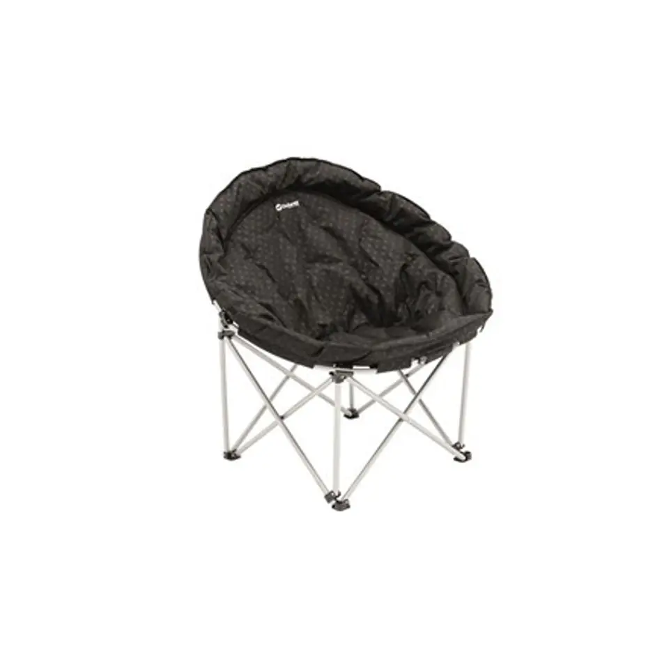 ⁨Outwell Folding hiking chair Casilda Half-Moon XL 150 kg, color: black⁩ at Wasserman.eu