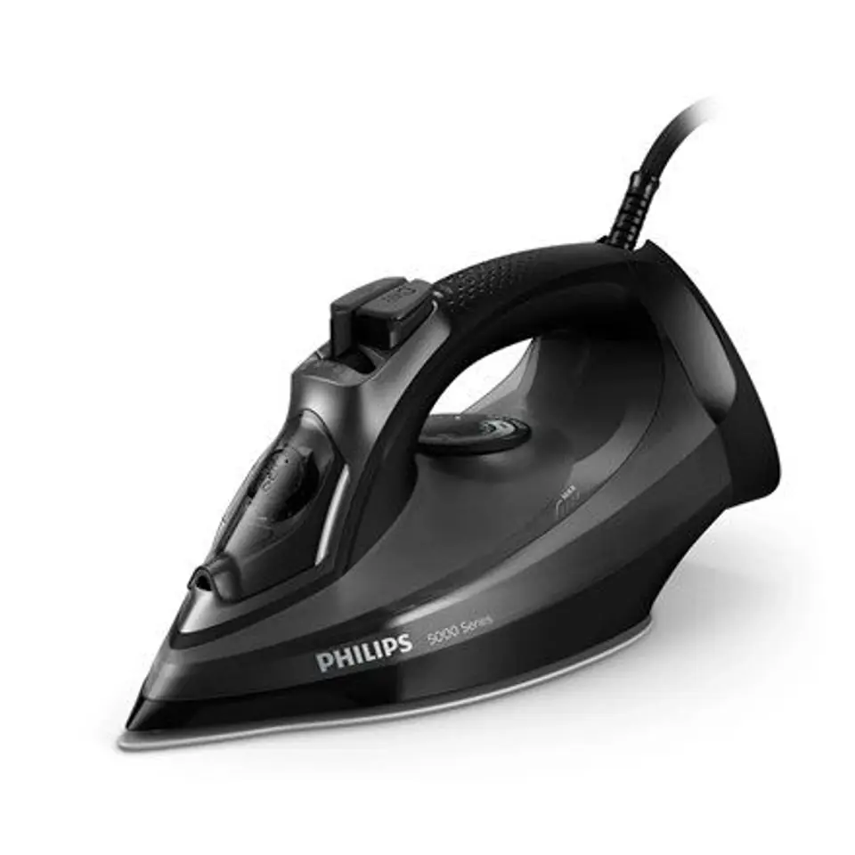 ⁨Philips 5000 series DST5040/80 iron Steam iron SteamGlide Plus soleplate 2600 W Black⁩ at Wasserman.eu