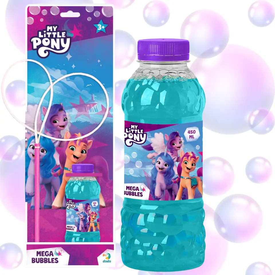 ⁨Mega Zestaw Do Tworzenia Baniek Mydlanych My Little Pony Duże Bańki 450 ml⁩ w sklepie Wasserman.eu