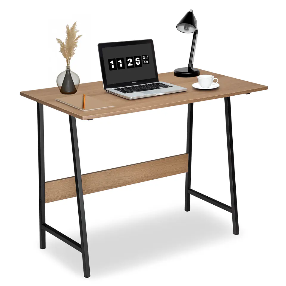 Biurko loftowe komputerowe SKAGEN MODERN OAK w sklepie Wasserman.eu