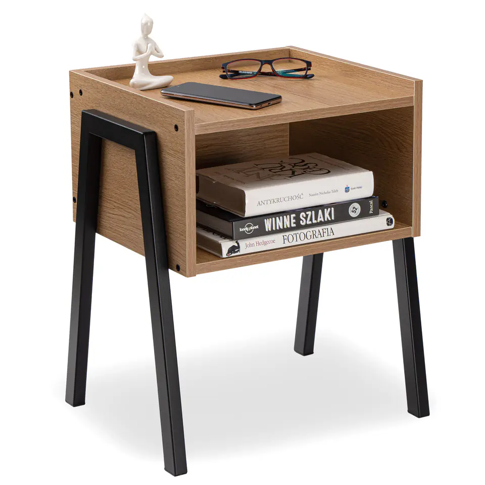 Szafka nocna SKIVE MODERN OAK w sklepie Wasserman.eu