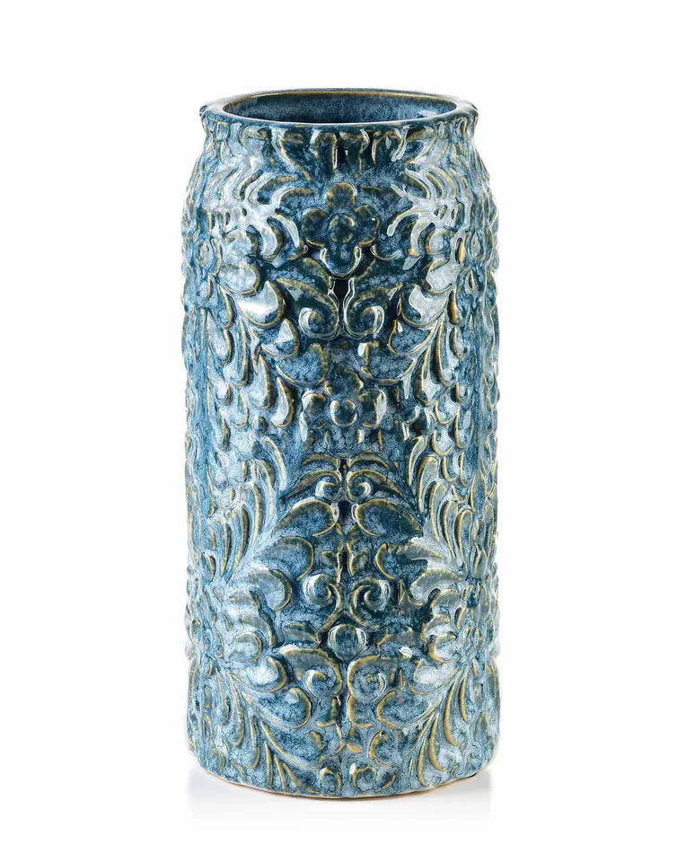 YANDA BLUE Wazon 10,5XH26CM w sklepie Wasserman.eu