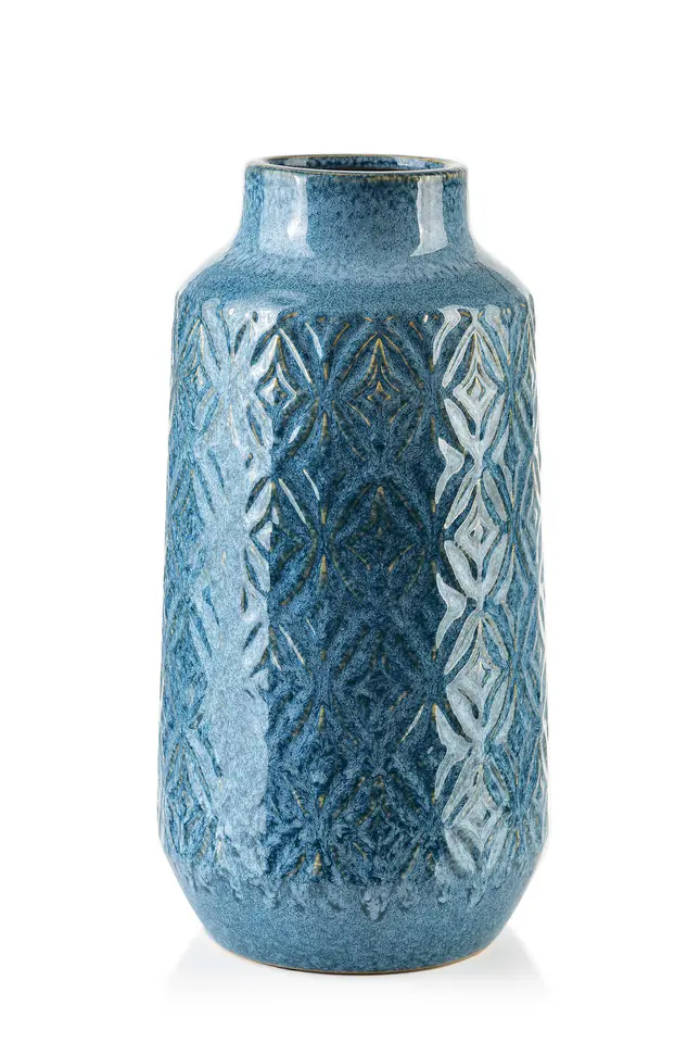 YARINE BLUE Wazon 8,5XH31CM w sklepie Wasserman.eu