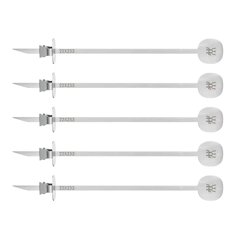 ⁨Set of 5 Zwilling BBQ+ Skewer Skewers⁩ at Wasserman.eu