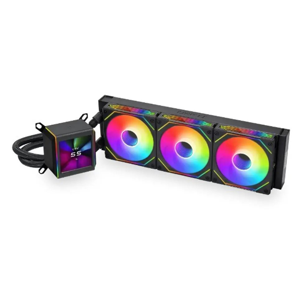 ⁨Lian Li GALAHAD II LCD SL-INF Processor Liquid cooling kit 36 cm Black 1 pc(s)⁩ at Wasserman.eu
