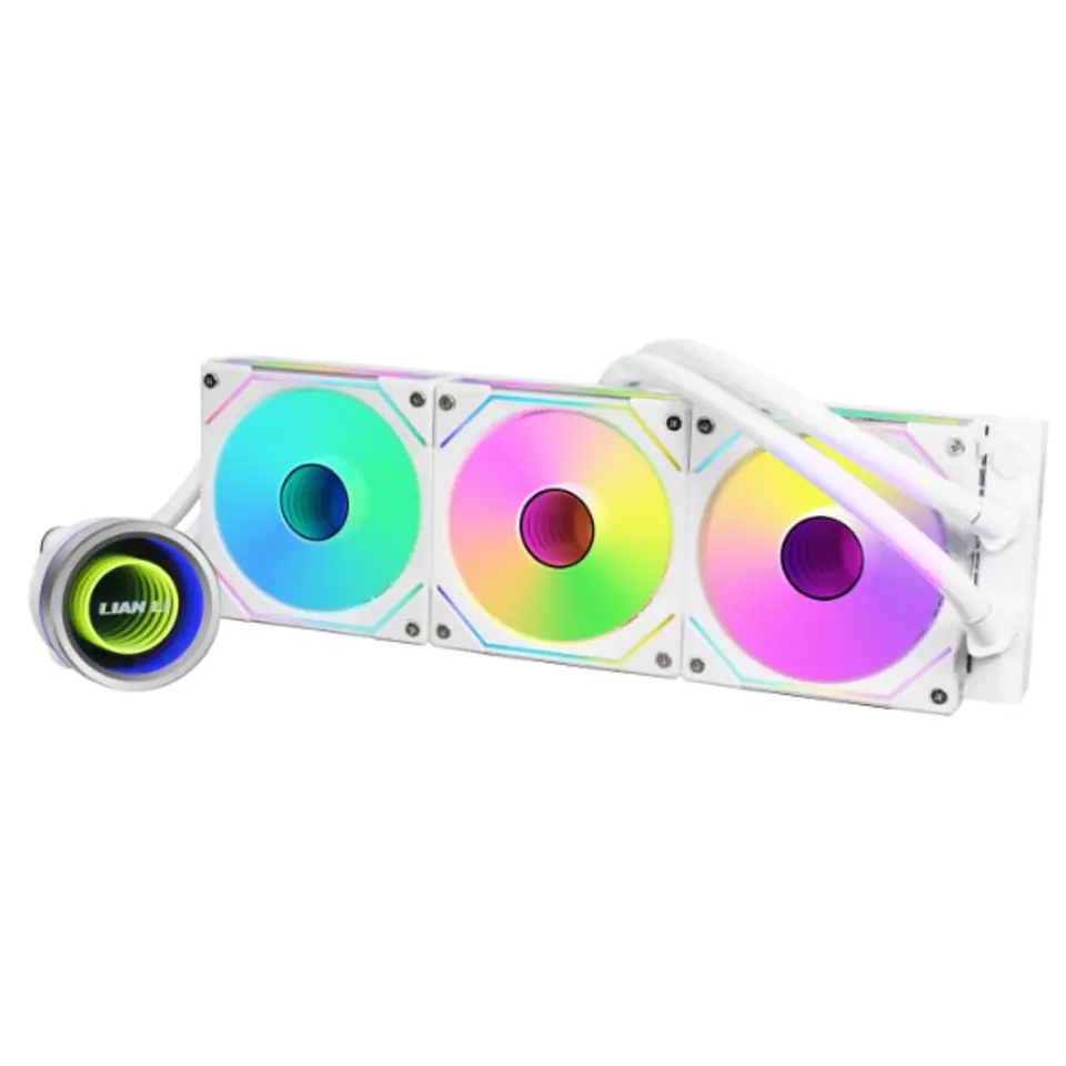 ⁨Lian Li Galahad II Trinity All-in-one liquid cooler 12 cm White 1 pc(s)⁩ at Wasserman.eu