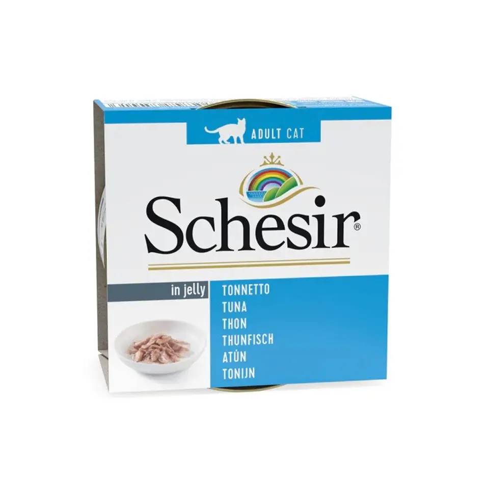 ⁨SCHESIR in jelly Tuna - wet cat food - 85 g⁩ at Wasserman.eu