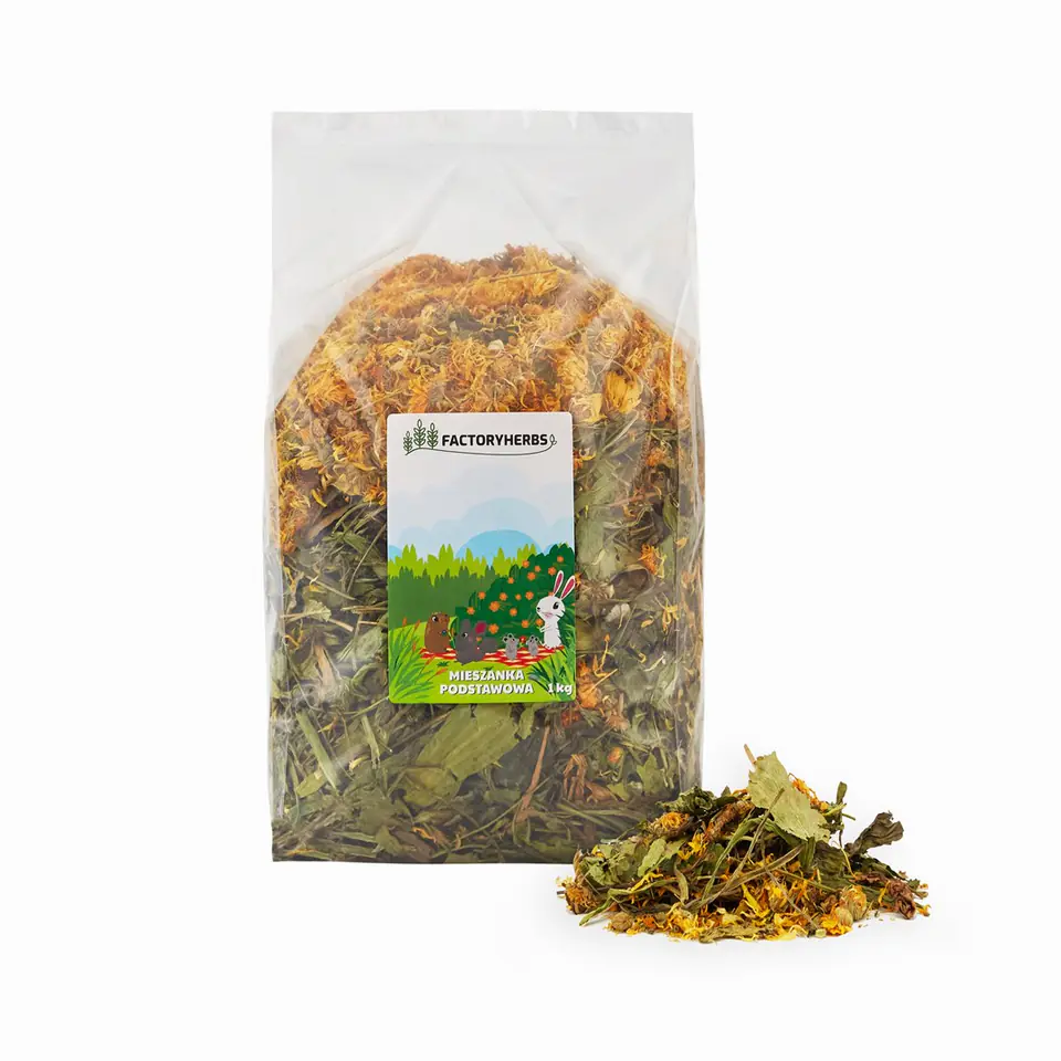 ⁨FACTORYHERBS Mieszanka ziół podstawowych 1kg⁩ w sklepie Wasserman.eu