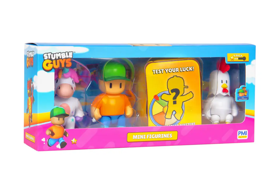 ⁨STUMBLE GUYS - MINI FIGURKI- ZESTAW 4 FIGUREK VER.B⁩ w sklepie Wasserman.eu