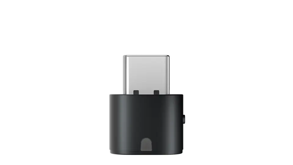 ⁨SHOKZ Loop110 Dongle (USB C adapter) - Stabilises and Secures Your Computer's Bluetooth Connection with OpenComm Series Headsets, Black (CL110C)⁩ at Wasserman.eu