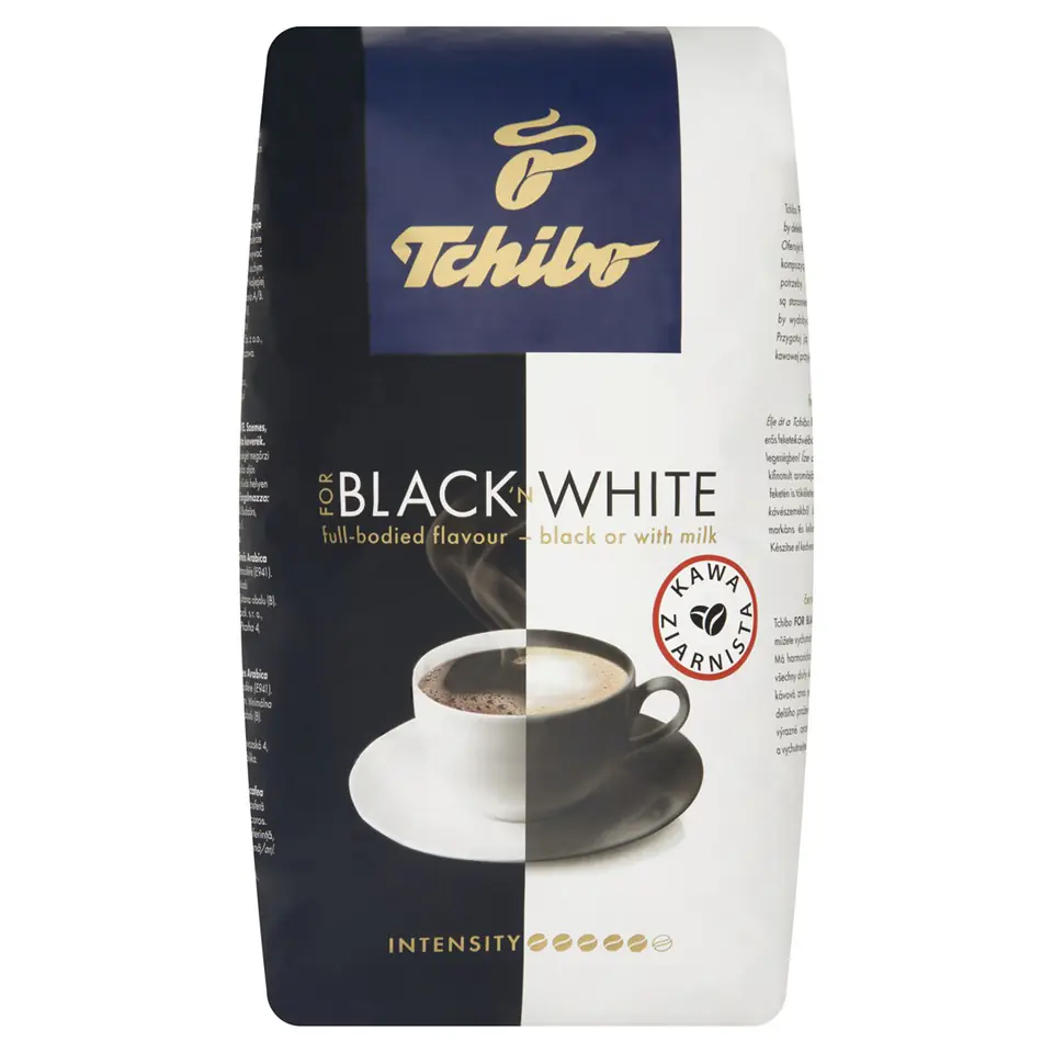 ⁨Kawa ziarnista Tchibo Black%White 1000g⁩ w sklepie Wasserman.eu