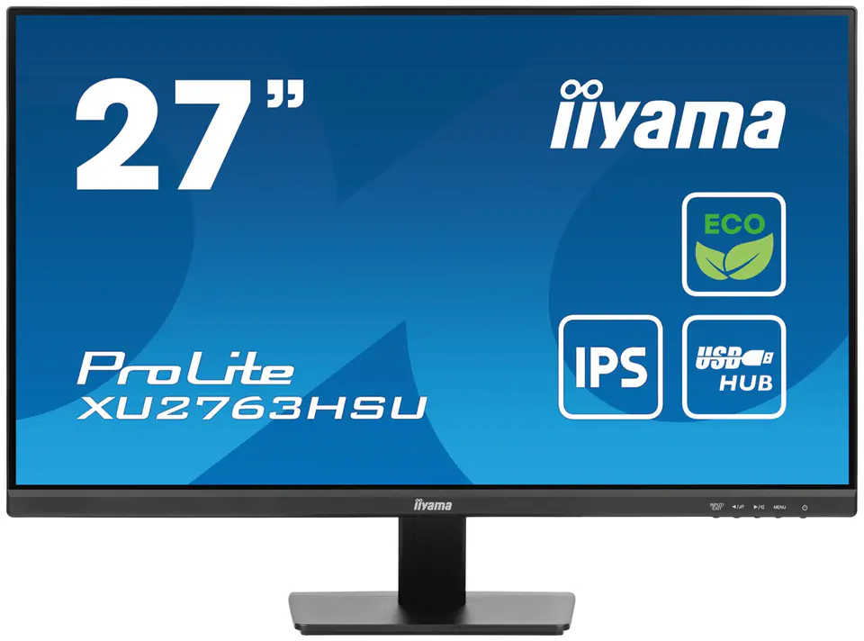 ⁨iiyama ProLite XU2763HSU-B1 computer monitor 68.6 cm (27") 1920 x 1080 pixels Full HD LED Black⁩ at Wasserman.eu