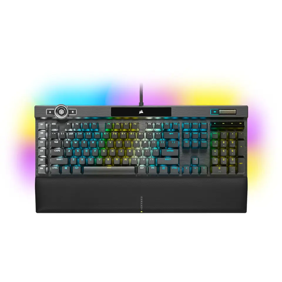 ⁨Corsair K100 RGB Gaming Keyboard, Corsair OPX, RGB LED - Black⁩ at Wasserman.eu