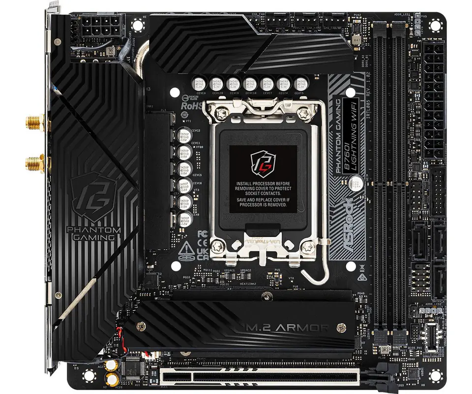 ⁨Płyta główna ASRock B760I LIGHTNING WIFI⁩ w sklepie Wasserman.eu