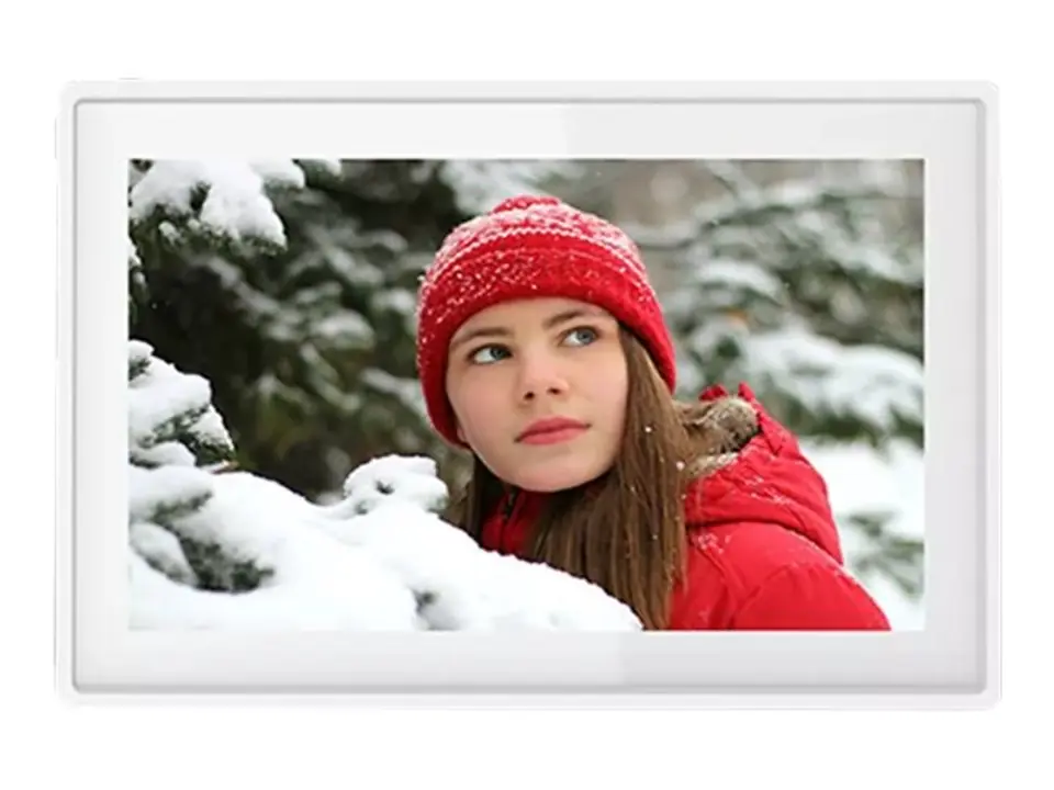 Denver PFF-1021WHITE digital photo frame White 25.6 cm (10.1") Touchscreen Wi-Fi at Wasserman.eu
