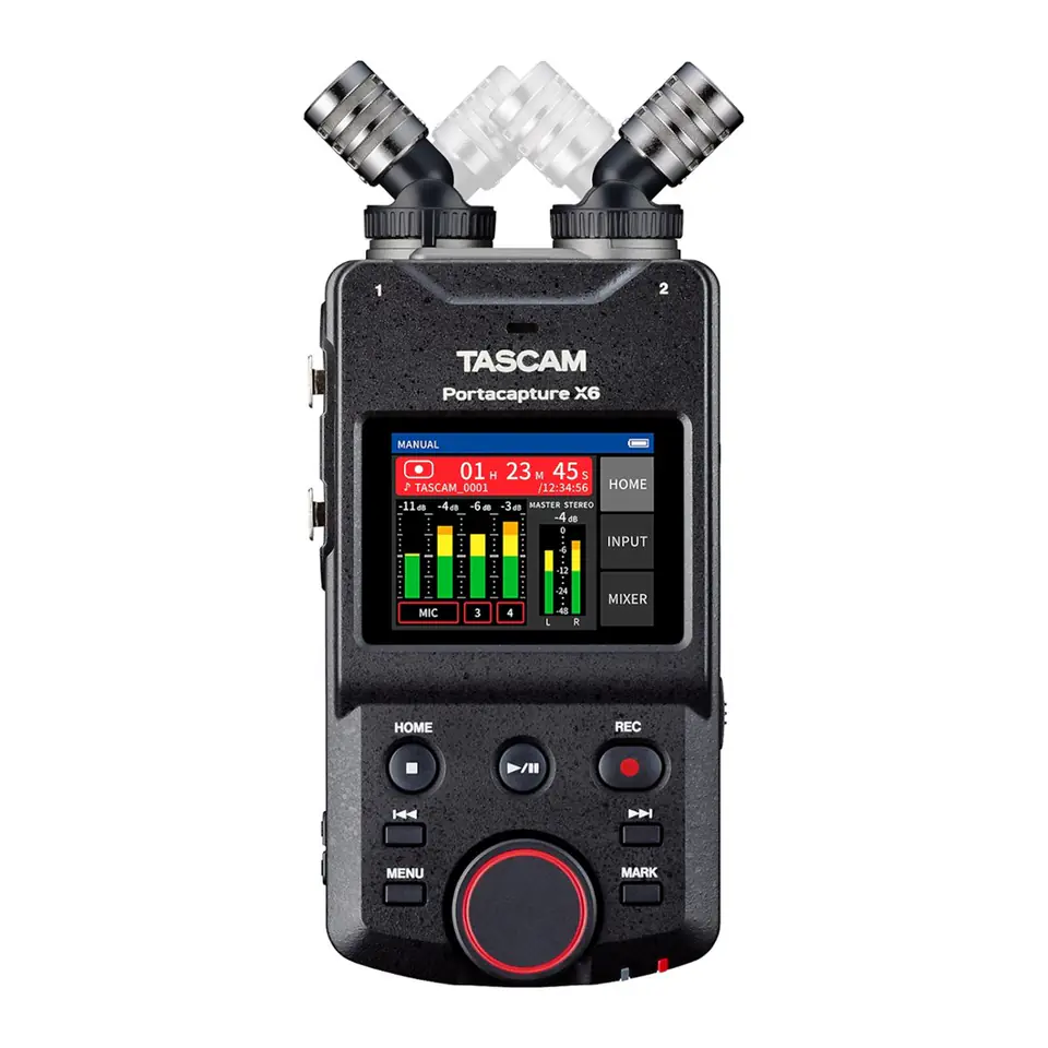 Tascam Portacapture X6 - Rejestrator i interfejs audio USB z 6 kanałami nagrywania w sklepie Wasserman.eu