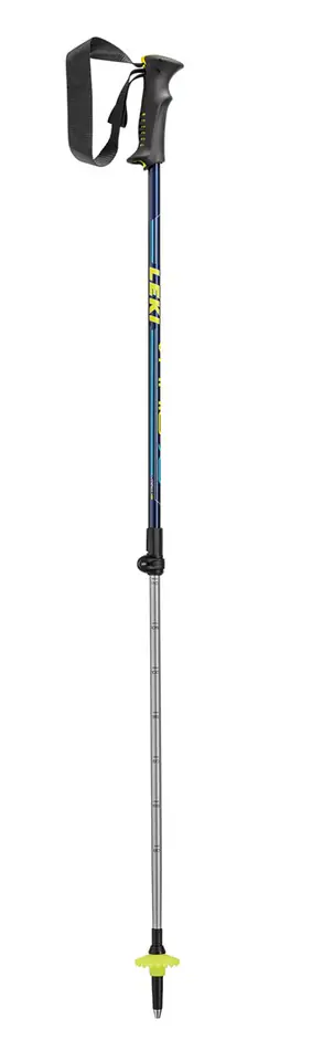 ⁨LEKI Vario XS ski pole 110 cm Black, Blue, Yellow Aluminium⁩ at Wasserman.eu