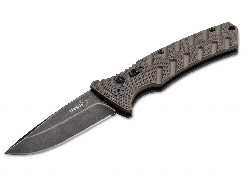 ⁨Böker Plus Strike Coyote Spearpoint Knife⁩ at Wasserman.eu