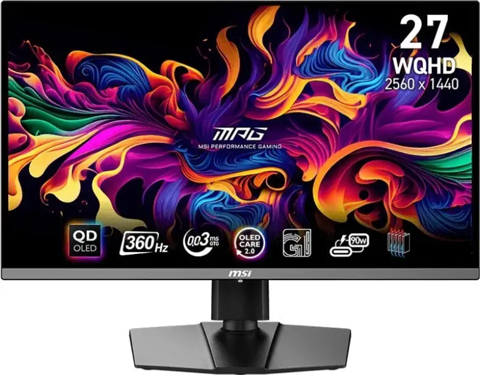 ⁨Monitor MSI MPG 271QRX QD-OLED (26.5" /OLED /360Hz /2560 x 1440 /Czarny)⁩ w sklepie Wasserman.eu