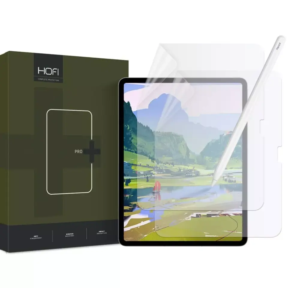 ⁨Folia ochronna Hofi Paper Pro+ 2-pack do Apple iPad Air 13 2024 Matte Clear⁩ w sklepie Wasserman.eu