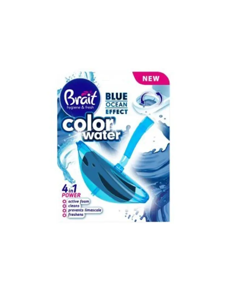 ⁨BRAIT Hygiene & Fresh Kostka wc 1-faz 40 g Color Blue⁩ w sklepie Wasserman.eu