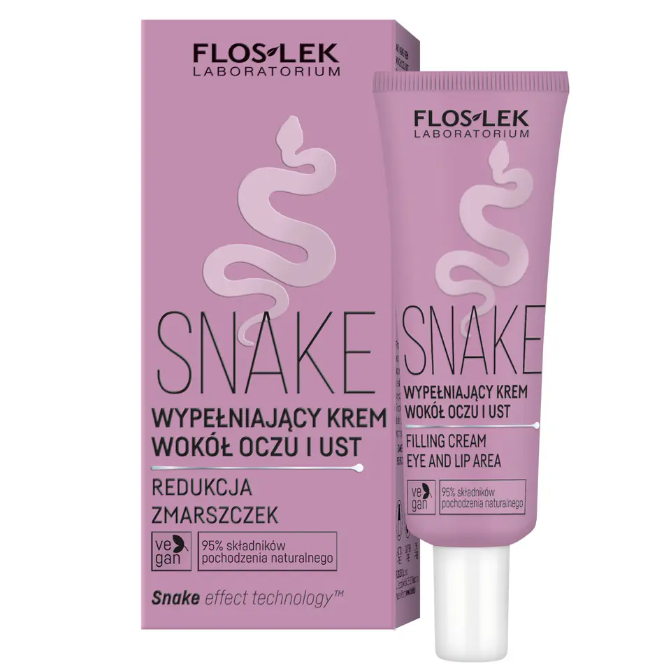 ⁨FLOSLEK Snake Krem wypełniający wokół oczu i ust 30 ml⁩ w sklepie Wasserman.eu