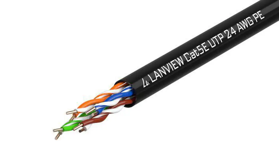 ⁨Lanview Cat5e U-UTP Network Cable⁩ w sklepie Wasserman.eu