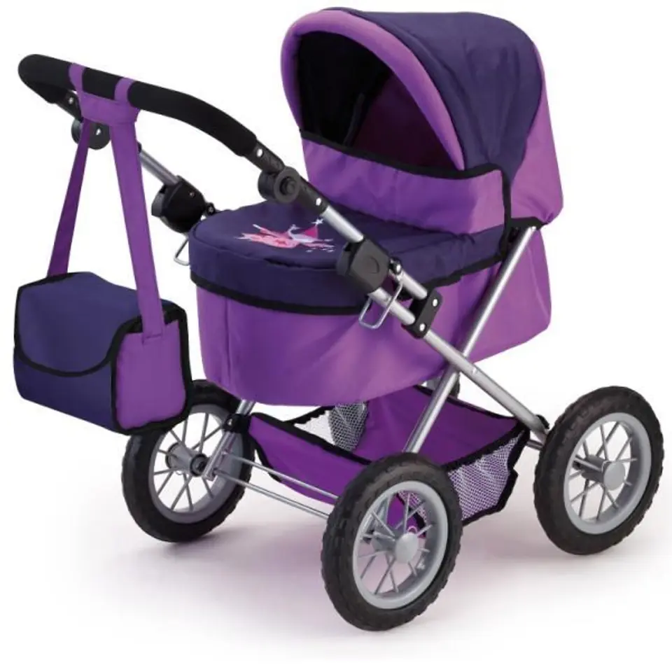 ⁨Doll pram BAYER Design 13112AA Trendy deep Purple⁩ at Wasserman.eu