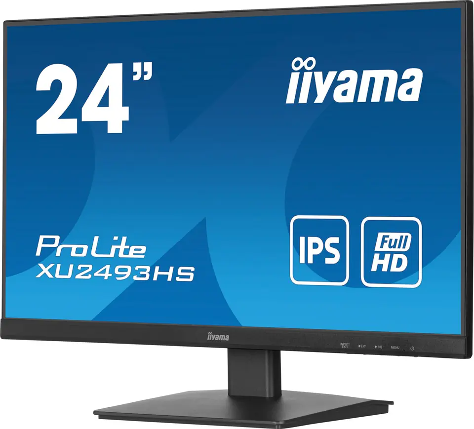 ⁨iiyama ProLite XU2493HS-B6 computer monitor 60.5 cm (23.8") 1920 x 1080 pixels Full HD LED Black⁩ at Wasserman.eu