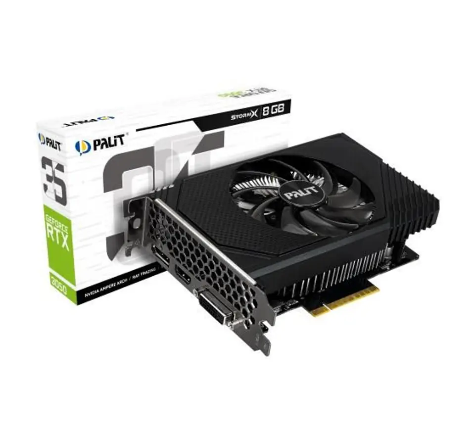 ⁨Palit GeForce RTX 3050 StormX NVIDIA 8 GB GDDR6⁩ w sklepie Wasserman.eu