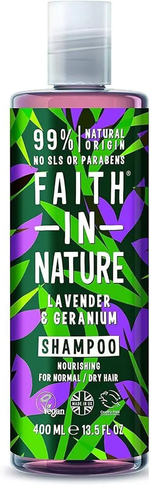 ⁨Faith In Nature Lavender & Geranium Szampon do Włosów 400 ml⁩ w sklepie Wasserman.eu