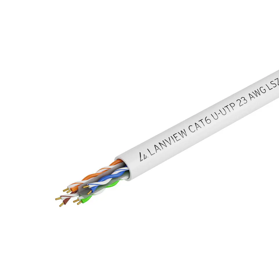 ⁨Lanview Cat6 U-UTP Network Cable⁩ w sklepie Wasserman.eu