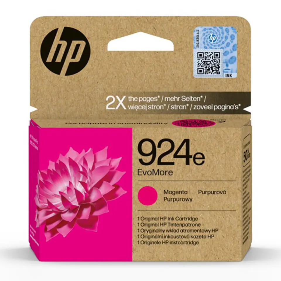 ⁨HP oryginalny ink EvoMore 4K0U8NE#CE1, HP 924e, magenta, 800s⁩ w sklepie Wasserman.eu