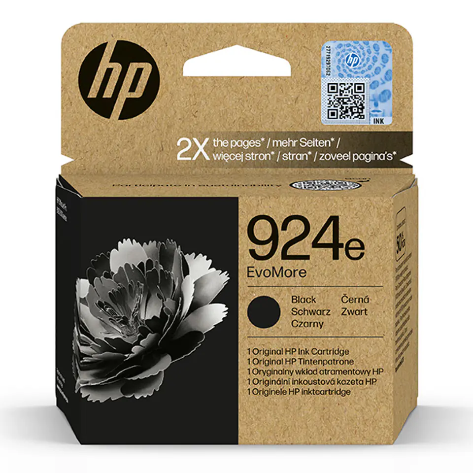 ⁨HP oryginalny ink EvoMore 4K0V0NE#CE1, HP 924e, black, 1000s⁩ w sklepie Wasserman.eu