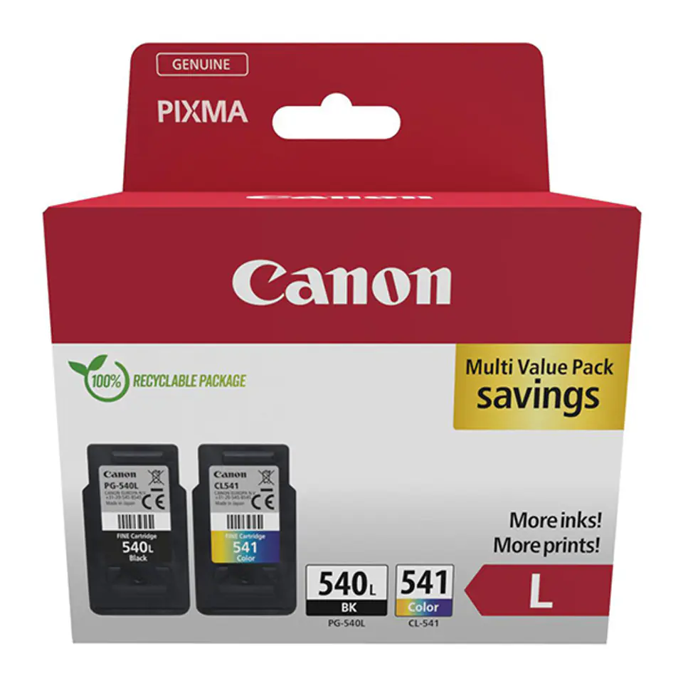 Canon oryginalny ink / tusz PG-540L/CL-541XL+GP-501, 5224B013, blistr, 11/15ml w sklepie Wasserman.eu