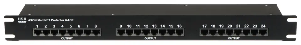 ⁨OGRANICZNIK PRZEPIĘĆ AXON-MULTINET-24 ETHERNET RACK⁩ at Wasserman.eu