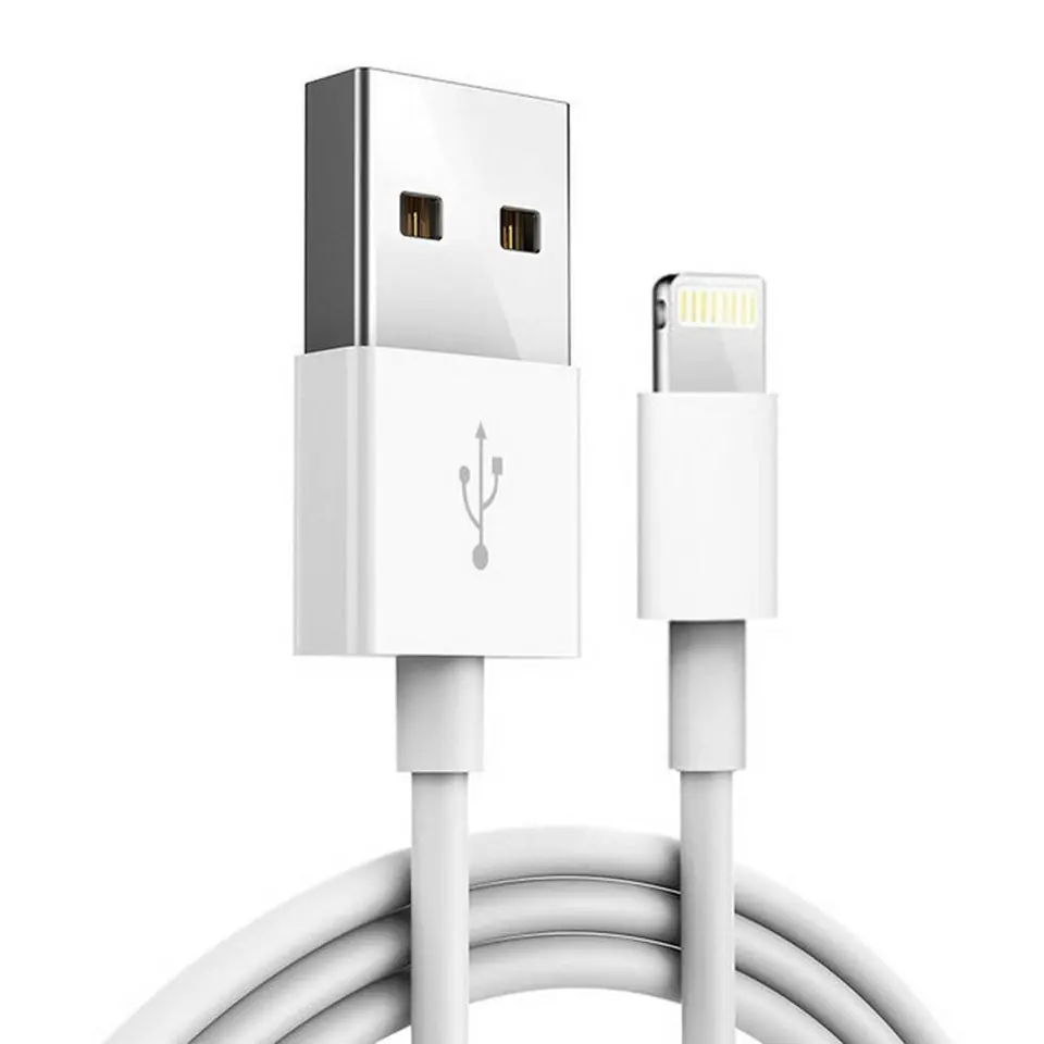 ⁨Kabel USB do iPhone Lightning 85 cm biały⁩ w sklepie Wasserman.eu