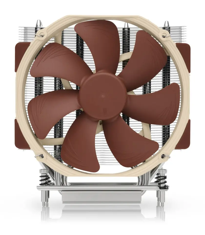 ⁨Noctua NH-U14S TR4-SP3 computer cooling component Processor Cooler 14 cm Aluminium, Beige⁩ at Wasserman.eu