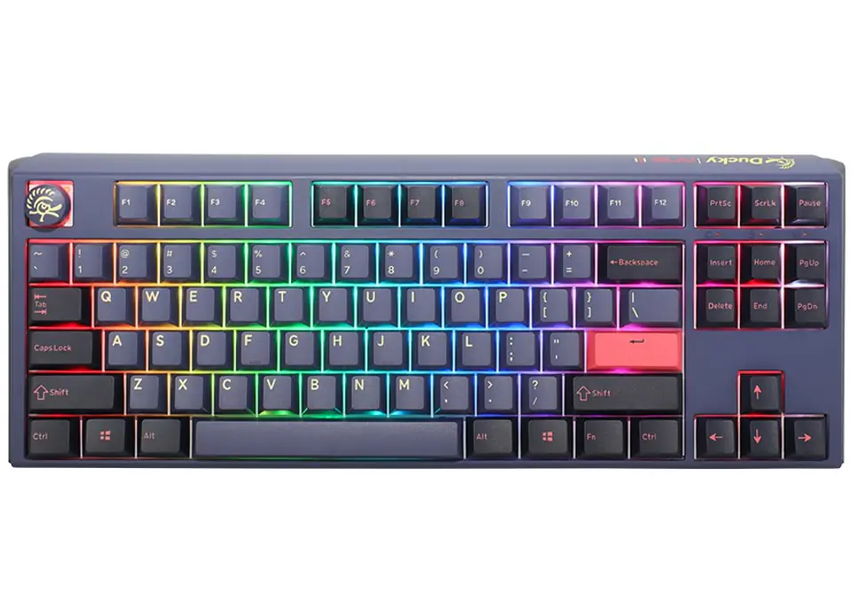 ⁨Ducky One 3 Cosmic Blue TKL Gaming Keyboard, RGB LED - MX-Ergo-Clear (US)⁩ at Wasserman.eu