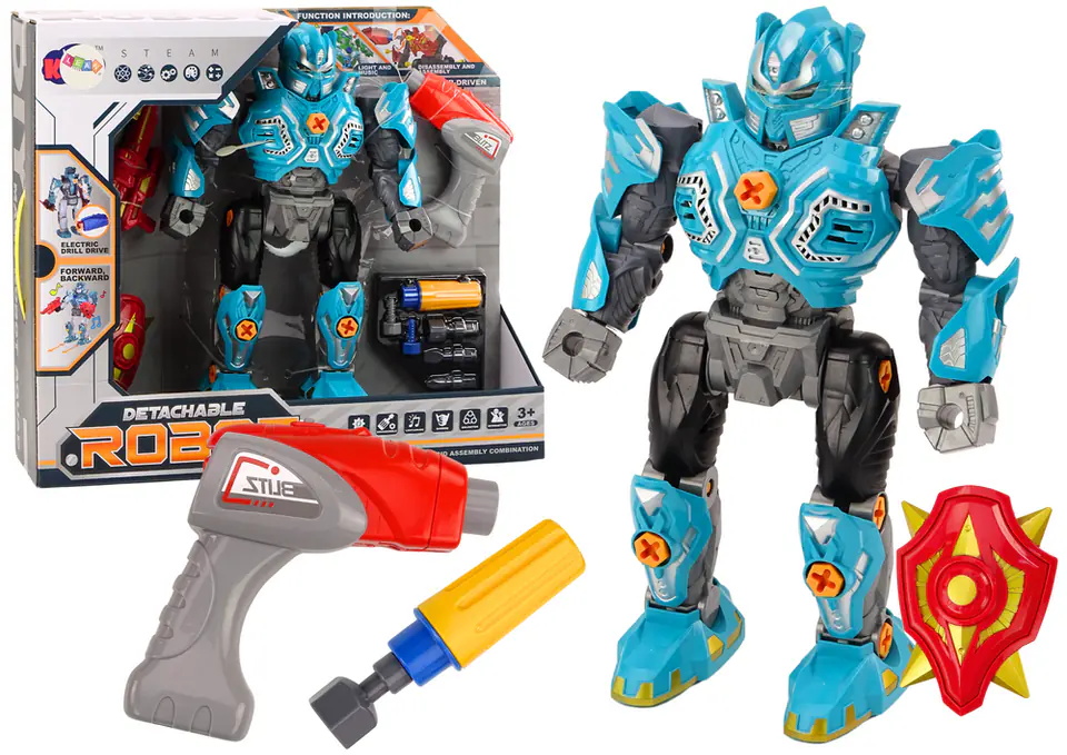 Robot for turning the light light turquoise at Wasserman.eu